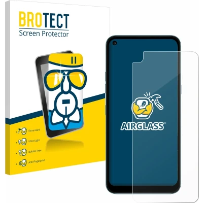 Afbeelding van BROTECT Screenprotector voor LG K61 Folie Beschermfolie Beschermglas transparant