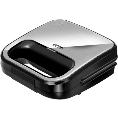 Afbeelding van MPM Tosti apparaat 800W inclusief Temperatuurregeling en Anti aanbaklaag RVS