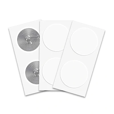 Afbeelding van 55 Stuks Timeskey NFC tags NTAG215 Stickers 100% Compatibel Met TagMo en Amiibo, 504 bytes Geheugen(Rond)