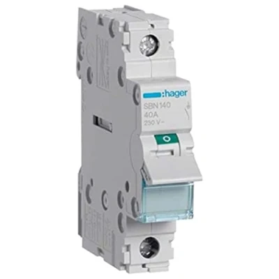 Afbeelding van Hager HAG SBN140 Stroomonderbreker 40A 1S 230V AC 1P, Elektronica benodigdheden + Behuizing