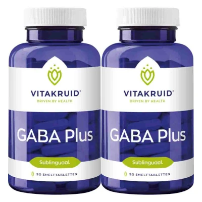 Afbeelding van 2x Vitakruid Gaba Plus 90 smelttabletten