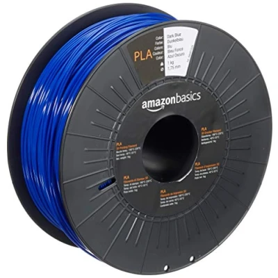 Afbeelding van Amazon Basics PLA 3D printerfilament, 1,75 mm, donkerblauw, spoel van 1 kg