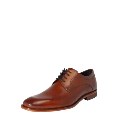 Afbeelding van bugatti Veterschoenen, Heren, Maat: 41, Cognac Leer