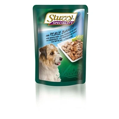 Afbeelding van 24x Stuzzy Hond Shreds Vis 100 gr