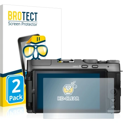 Afbeelding van BROTECT (2 Stuks) Schermbeschermer voor Fujifilm X A7 Screen Protector Transparant