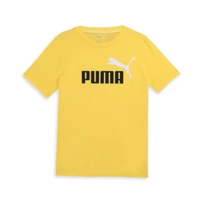 Afbeelding van Puma LOGO TEE Unisex Tshirt print voor kinderen, Maat: 176, Sunny yellow
