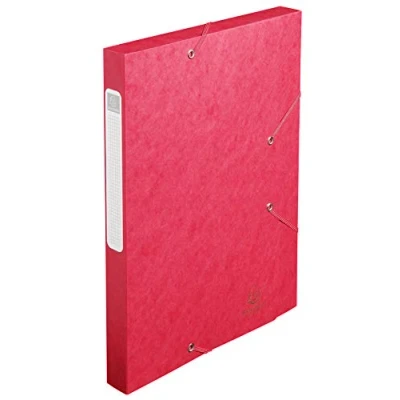 Afbeelding van Boite de classement livree a plat cartobox dos 25mm carte lustree nature future