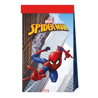 Afbeelding van Feestzakje Spiderman Crime fighter 6 stuks