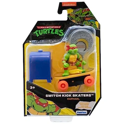 Afbeelding van TEENAGE MUTANT NINJA TURTLES SWITCH KICK SKATER RAPHAEL CLASSIC, Speciaal ontworpen zodat je elke keer op alle vier de wielen kunt landen!