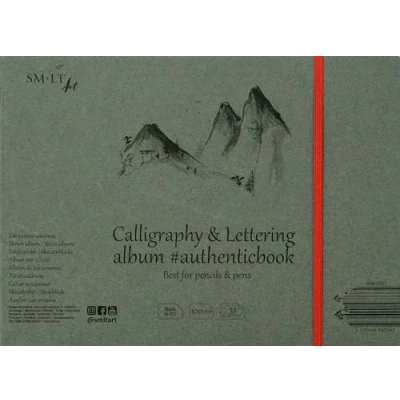 Afbeelding van SM LT Notitieboek, kalligrafie en letters, 24,5 x 17,6 cm, 32 vellen, 100 g/m²