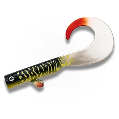 Afbeelding van LMAB Drunk Twister Softbait Esox Emil 12cm (3 Stuks) Shad