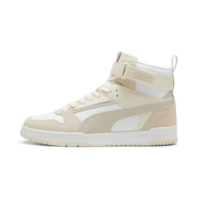 Afbeelding van PUMA RBD Game SD Unisex Sneakers White Desert Dust Alpine Snow Maat 43