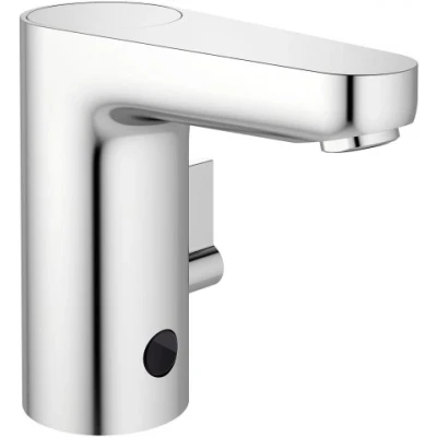 Afbeelding van Ideal standard medical en care 1 gats wastafelkraan elektronisch met menging batterij 6v chroom a6145aa