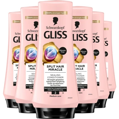 Afbeelding van 6x Gliss Split End Conditioner 200 ml
