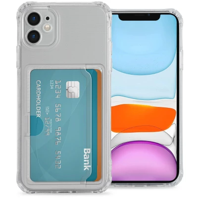 Afbeelding van Apple iPhone 11 Hoesje Siliconen en TPU (zacht) iMoshion Softcase/Backcover Transparant Telefoonhoesje