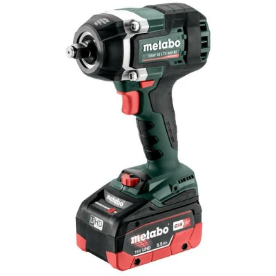 Afbeelding van Metabo SSW 18 LTX 800 BL Accu slagmoersleutel 18V 2X5.5AH LIHD LADER ASC 145 metabox 145L 602403660