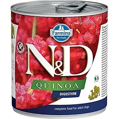 Afbeelding van N&amp;D Quinoa natvoeding voor de hond Digestion Lam 285 gr. per 6 stuks