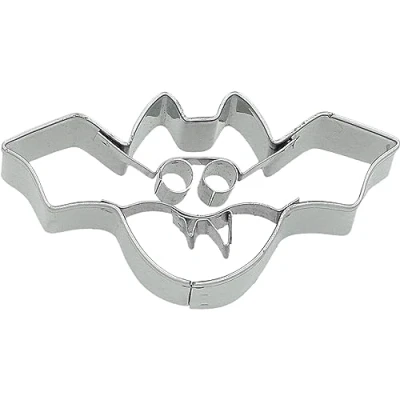 Afbeelding van Birkmann, uitsteekvorm vleermuis, voor het uitsteken en decoreren van koekjes, marsepein, fondant, roestvrij staal, vaatwasmachinebestendig, afmetingen: 7 cm