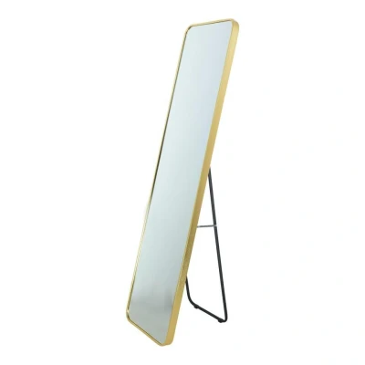 Afbeelding van Fragix Alux Passpiegel staand/hangend Goud Aluminium 150x40