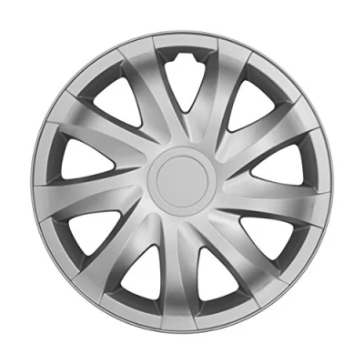 Afbeelding van NRM Draco Wieldoppen 15 inch Set van 4 stuks Zilver