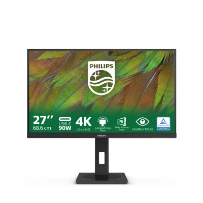 Afbeelding van Philips 3000 series 27B1U3900/00 computer monitor 68,6 cm (27&quot;) 3840 x 2160 Pixels 4K Ultra HD LCD Zwart