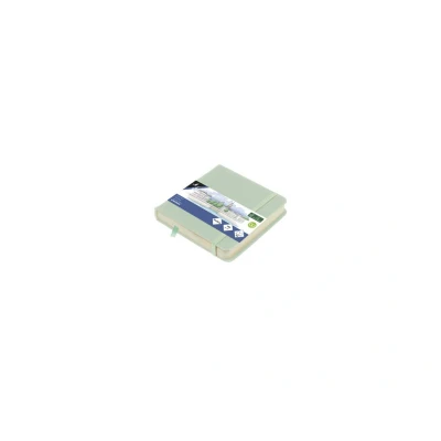 Afbeelding van Kangaro schetsboek 12x12cm mint PU hardcover met elastiek en lint K 861204