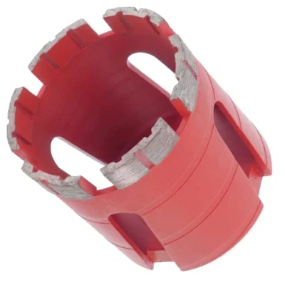 Afbeelding van PRODIAMANT Diamantverzinkboor 68 mm x M16 metselwerk beton baksteen PDX857.638 6 diamantsegmenten nuttige lengte 60