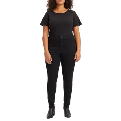 Afbeelding van Levi&#039;s Plus Mile high super skinny waist jeans black galaxy