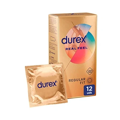 Afbeelding van Durex Real Feel Sensitive Condooms, transparant, één maat, 12 stuks