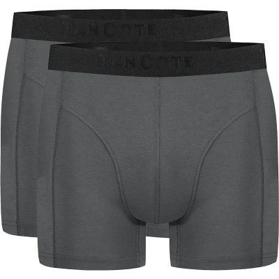 Afbeelding van Ten Cate Basics shorts grijs 2 pack voor Heren Maat XXL