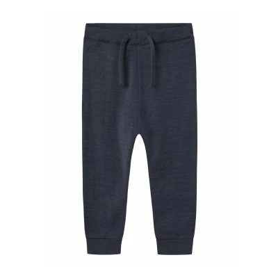 Afbeelding van NAME IT Jongens Nmmwesso Wool SWE Pant sweatbroek, blauw, 110 cm