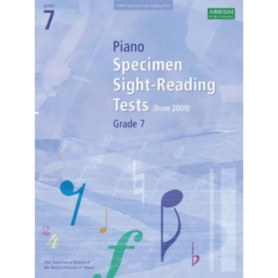 Afbeelding van Abrsm piano specimen sight reading tests, grade 7