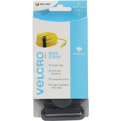 Afbeelding van VELCRO® VEL EC60329 Klittenband Met riem Haak en lusdeel (l x b) 920 mm 50 Zwart 1 stuk(s)
