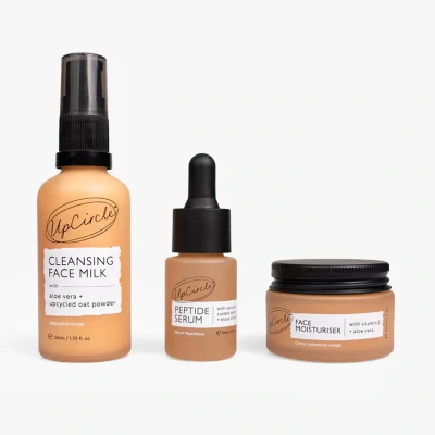 Afbeelding van UpCircle Discovery Set Duurzame Circulaire Skincare in Travelsize Vegan Geschikt voor de gevoelige huid