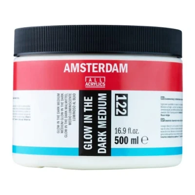 Afbeelding van Amsterdam schildermedium flacon 500 ml glow in the dark