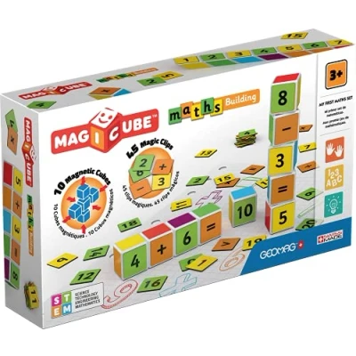 Afbeelding van Geomag MagiCube Leren Rekenen 10 Cubes + 45 clips