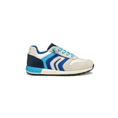 Afbeelding van Geox Sneakers laag voor kinderen, Maat: 29, White royal Leer en textiel
