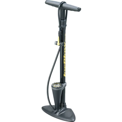 Afbeelding van Topeak JoeBlow Max HP, Luchtpomp voor vloer, Fiets, Zwart, T type grip, 11 bar, Samengesteld, Staal