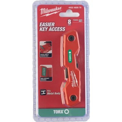 Afbeelding van Milwaukee Accessoires Torxsleutel set vouwbaar (8 delig) 4932480979