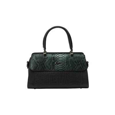 Afbeelding van faina Handtas, Dames, Maat: One Size, Black green