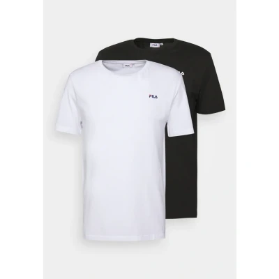 Afbeelding van Fila BROD TEE 2 PACK Tshirt basic, Heren, Maat: Medium, Black/bright white