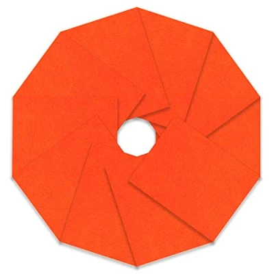 Afbeelding van Trimits Craft Vilt, 10 Pack, Oranje, 23 x 30cm