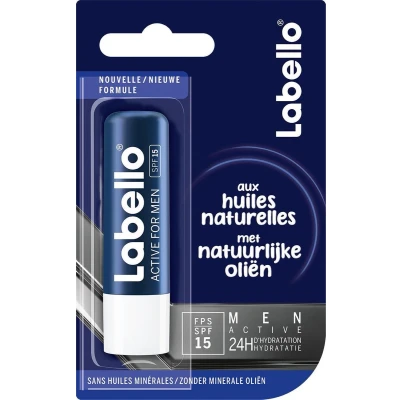 Afbeelding van Labello Men Activ Spf15 Blister, 4.8 gram