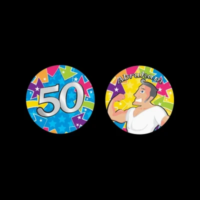 Afbeelding van Onderzetters 50 jaar Abraham