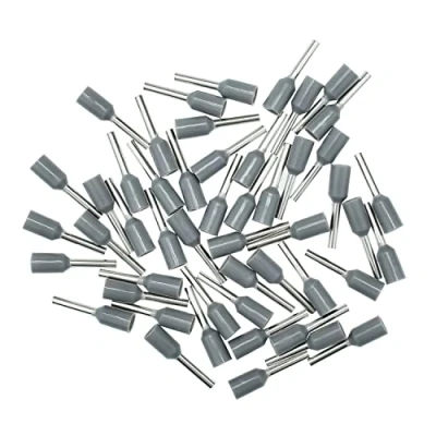 Afbeelding van Adereindhulzen 0,75 mm² grijs, geïsoleerd, 50 stuks