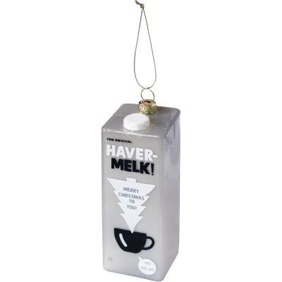 Afbeelding van Yup in de boom Havermelk Kerst ornament foute kerstbal