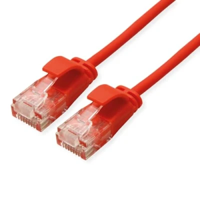 Afbeelding van ROLINE GREEN UTP patchkabel Cat.6A (Class EA), LSOH, extra dun, rood, 5 m