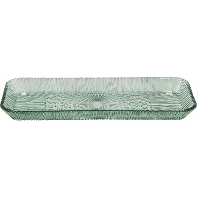 Afbeelding van Serveerschaal Bitz Kusintha Rectangular Green 38 x 14 cm (6 delig)