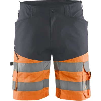 Afbeelding van Blaklader Short met stretch High Vis 1541 1811 Medium Grijs/ Oranje C60