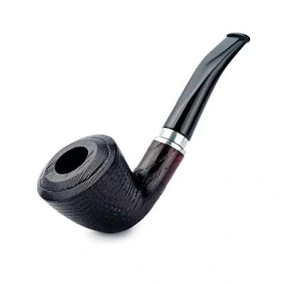 Afbeelding van Dr. Watson Pijp, Calabash 21 serie, Handgemaakt van eikenhout, Past 9mm filter (Mahonie)